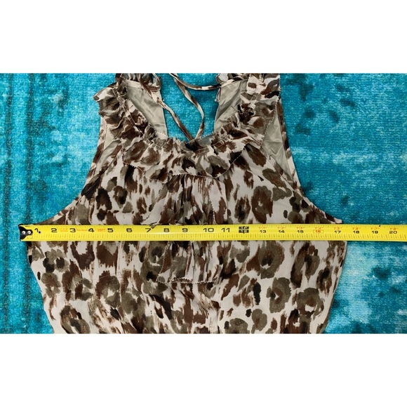 J. Crew Collection Silk Ruffle Leopard Dress - Picture 12 of 15